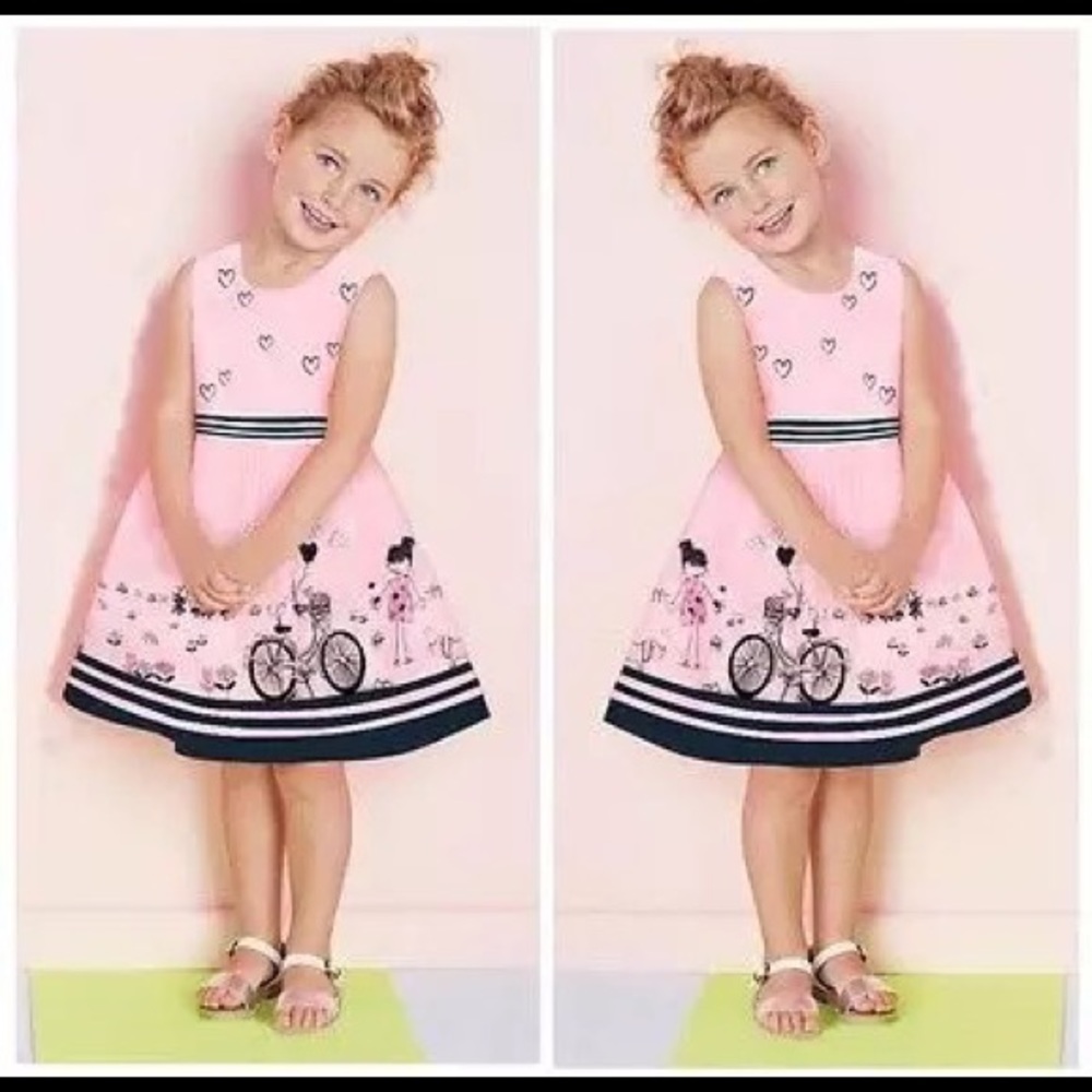 Light Pink Cartoon Girl Dress size 6 Sleeveless